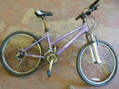 Girls Freespirit Mountain Bike - Purple