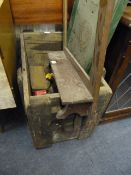 Box containing Assorted Tins - Bagatelle Board etc