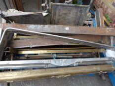 Pallet Containing Fire Screens - Brass & Copper Kerbs - Cast Iron Kerbs etc