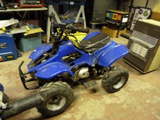 Blue Petrol Driven Quad