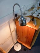 Chrome & Silver Reading Lamp