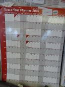 11 x Sasco Mounted Year Planners