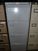 Grey 4 Drawer Foolscap Filing Cabinet