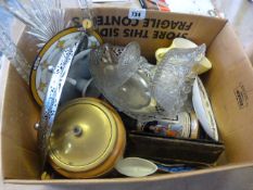 Box containing Assorted Steins - Shaving Beakers etc