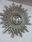 Sunburst Convex Mirror