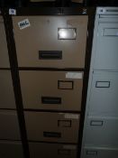 Coffee & Cream 4 Drawer Foolscap Filing Cabinet