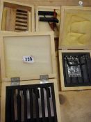 3 Sets of Lathe Tools
