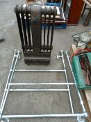 2 Chrome Towel Rails & Aladdin Paraffin Radiator