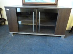 TV & Home Entertainment Unit in Dark Oak Finish