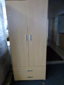 Beech 2 Door Wardrobe