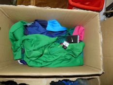 Box containing Approximately 14 Football Shirts