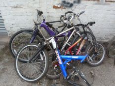 5 Assorted Bicycle Frames