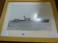 Framed Picture of A Hull Trawler