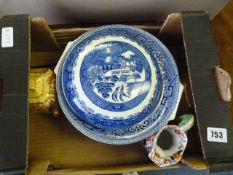 2 Blue & White Tureens - Mason Jug etc