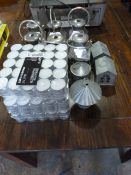 3 Packs of Tealights & Candle Holders