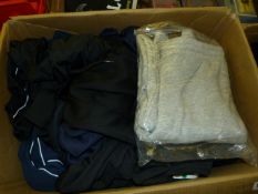 Box containing Approximately 16 Jackets  & 12 Pairs of Tracksuit Bottoms