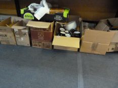 7 Boxes of Bric-a-Brac including Denby Ware - Pots - Pans - Cutlery etc