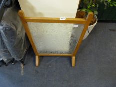 Glass Fire Screen