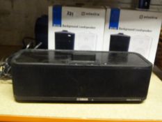2 Pairs of Wall Speakers & Yamaha Docking Station