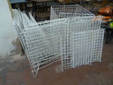 Quantity of Plastic Coated Wire Mesh Dump Bins