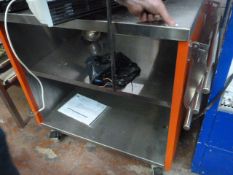 Mobile Stainless Steel Serving Counter