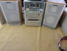 Sony Micro System with Speakers
