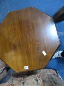 Mahogany Octagonal Coffee Table