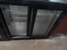 Polar Refrigeration Under Counter 2 Door Bottle Cooler