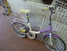 Girl's Bianca Cycle - Purple & White