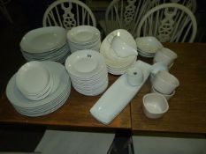 Quantity of White Circular Plates - Shaped Dishes - Ramekins etc