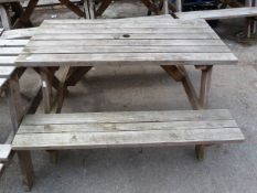 4 Seater Garden Picnic Bench