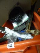 Box Containing Assorted Hand Tools etc