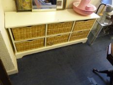Wicker 6 Drawer Tidy
