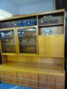 1960's Display Cabinet over Sideboard