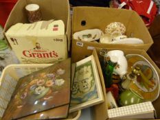 4 Boxes of China & Glassware