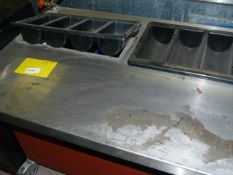 Mobile Stainless Steel Topped Dumb Waiter Unit