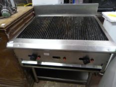 Gas Fired 3 Burner Char Grill