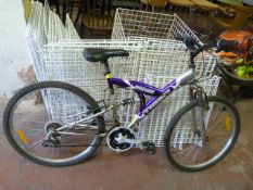 Tiger Mountain Bike - Purple & Silver