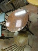 Bentwood Table & 2 Spindle Back Chairs