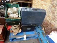 Pallet Containing Assorted Bric-a-Brac- Steins - Toe Ropes etc