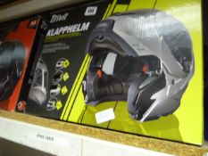 Crivet Large Open Faced Motor Cycle Helmet