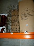 Chrome 15 Bottle Wire Wine Rack