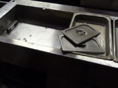 Stainless Steel Hot Cupboard with Bain Marie Top