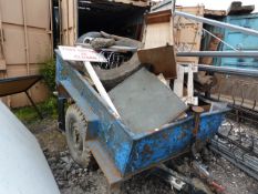 Ex War Department Single Axle Trailer on Pitch Coupling