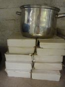 10 Stainless Steel & Copper Balti Dishes