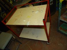 2 Tier Mobile Trolley