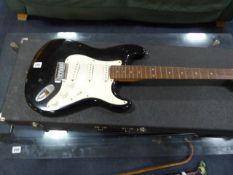 Fender Squier Strat Electric Guitar in Case