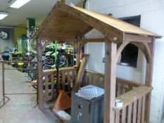 Softwood Barbecuing Shelter