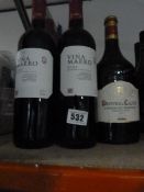 7 Mixed Bottles of Red Wine