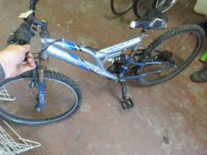 Boy's British Eagle Mountain Bike with Suspension - Silver